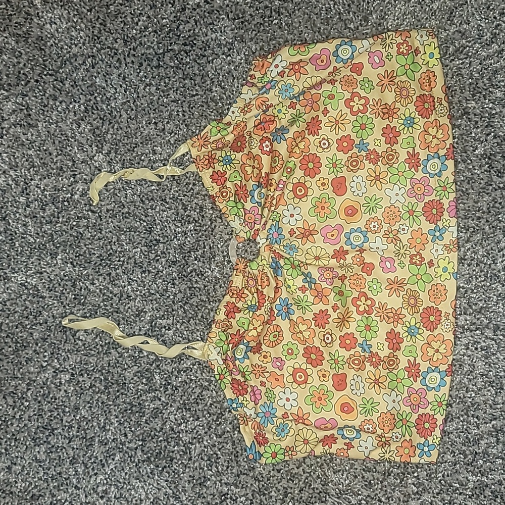 Floral Crop Tank